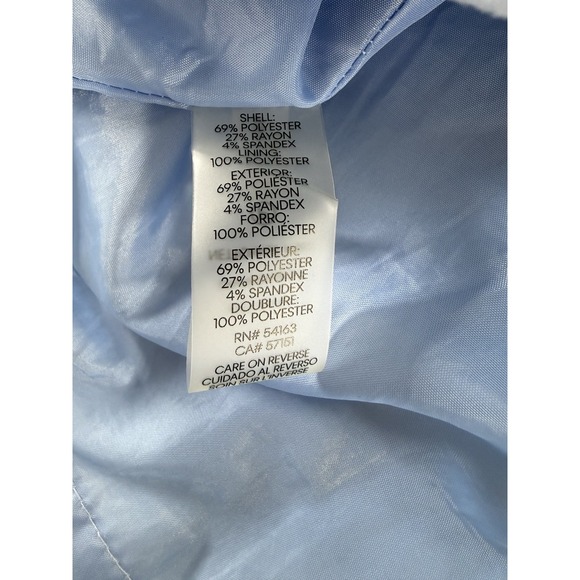 "Calvin Klein Women's White Crepe Sheath Dress Size 10 Moto Style Elegant" - Picture 6 of 7